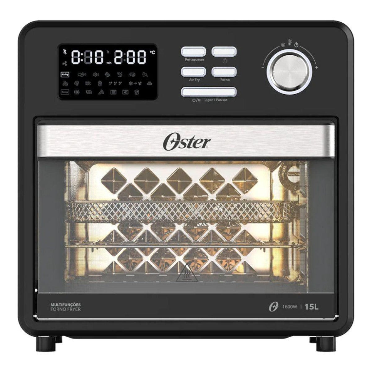 Forno e Fryer Multifuncoes Oster Ofor160 127V Preto 15L