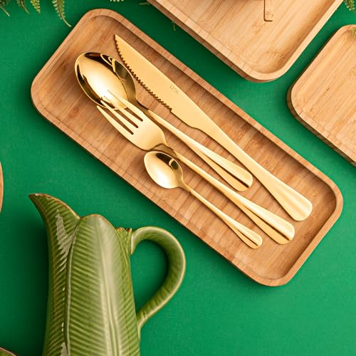 Bandeja De Bambu Hire Retangular Pequena 20X10X1,5Cm Lyor