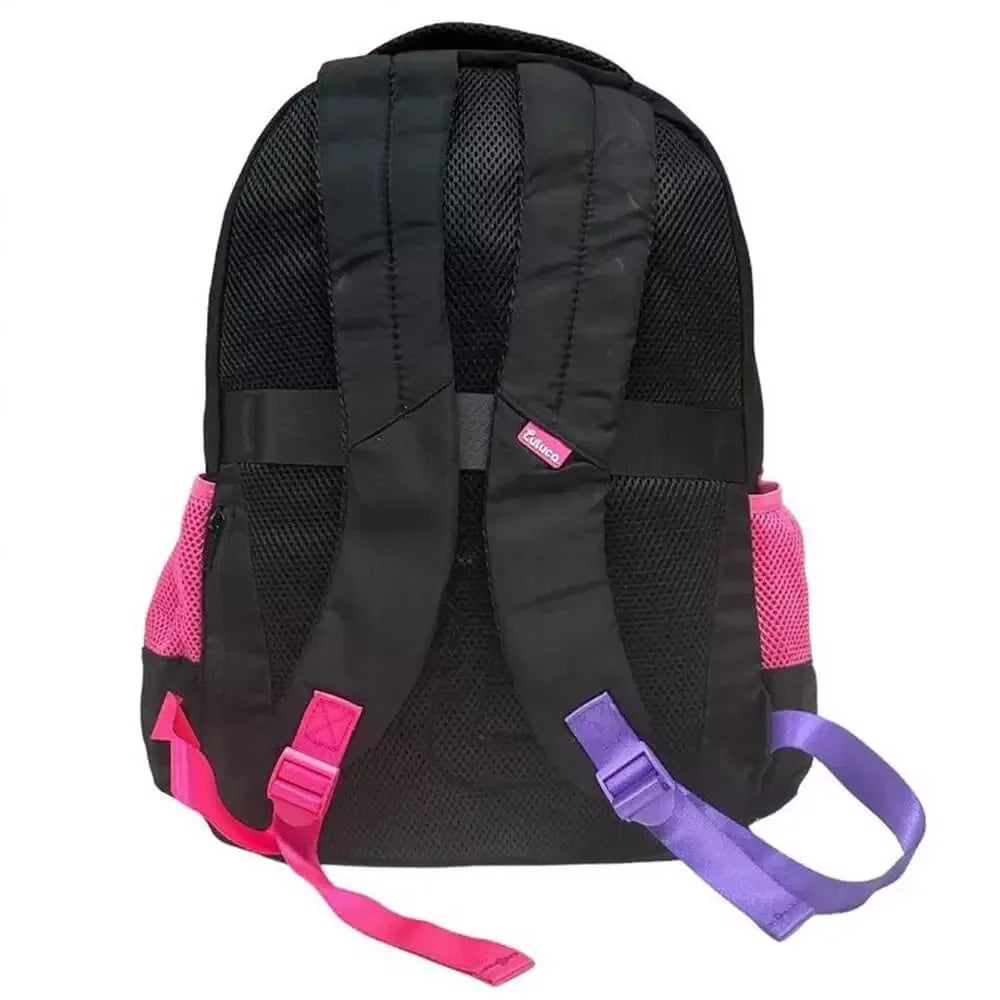Mochila De Costas 17 Luluca Preto Clio Style Lu24601 - Loja Do Thor