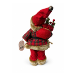 Papai Noel Xadrez Vermelho 30cm - Grillo 65563-009