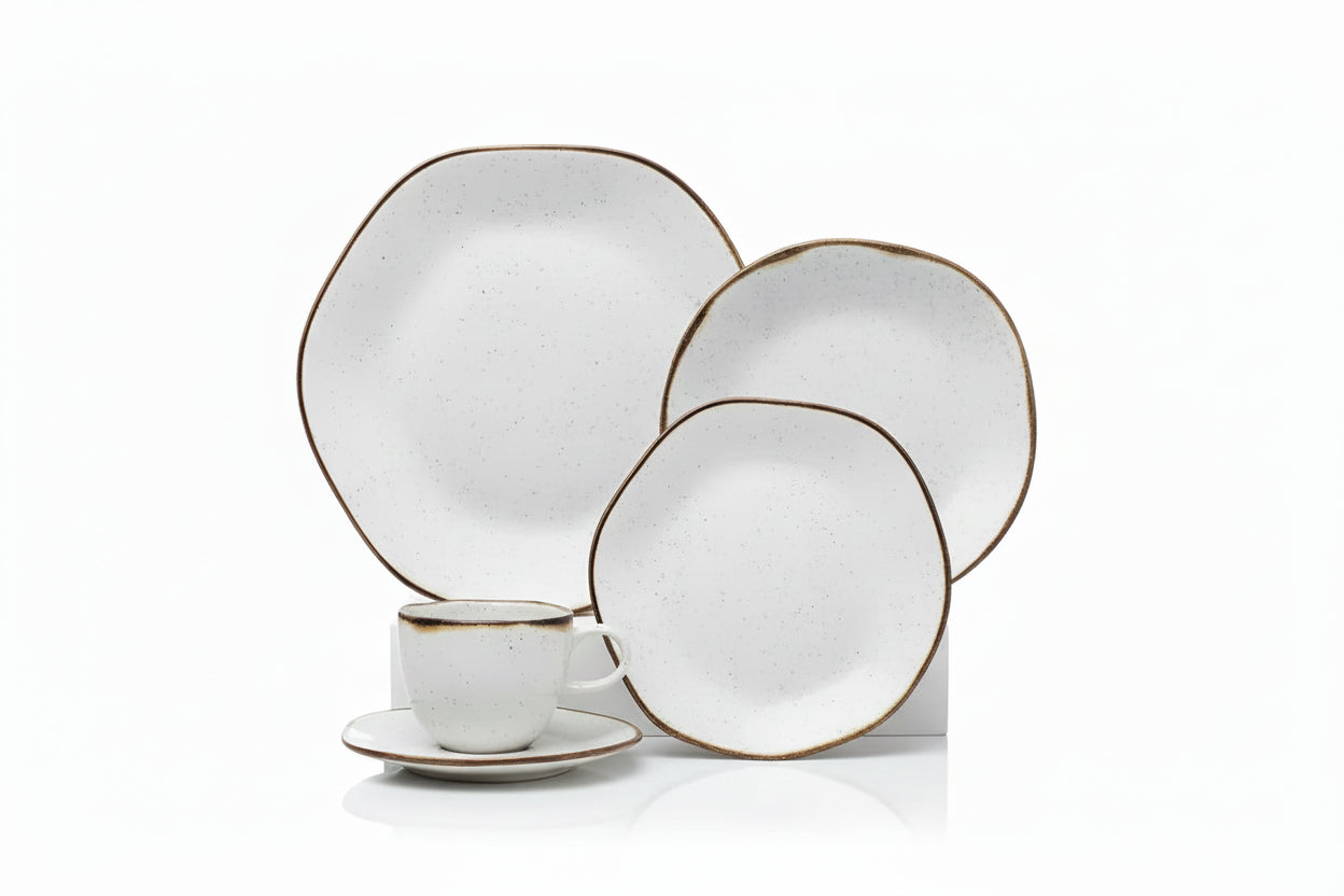 Aparelho Jogo De Jantar Ryo Maresia 30 Pç Oxford Porcelana - Loja Do Thor
