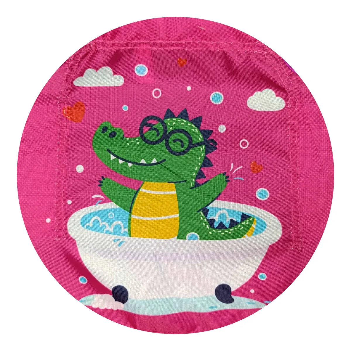 Cadeira De Praia Infantil Jacaré Na Banheira De Oxford 53CM - Loja Do Thor