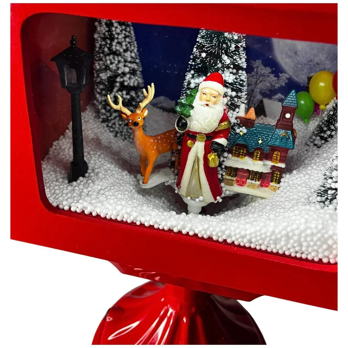 Mini Caixa Postal De Natal Com Som Luminoso Wincy NTD21022 - Loja Do Thor