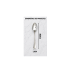 Colher de Chá 13CM  Atenas Inox -Wellmix