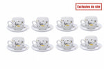 Xicara de cafe honey abelhas 90ml 6pcs hauskraft