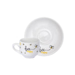 Xicara de cafe honey abelhas 90ml 6pcs hauskraft