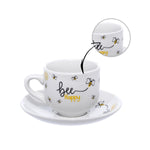 Xicara de cafe honey abelhas 90ml 6pcs hauskraft