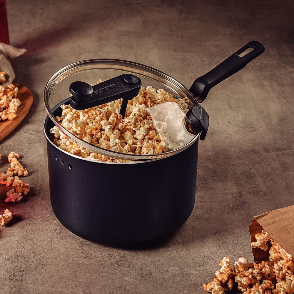 Pipoqueira Alumínio Antiaderente Grafite 3,5 L Tramontina 20387020