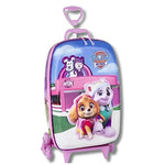 Mochila de Rodinhas 3D Paw Patrol Rosa