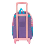 Mochila Grande Peppa Dots Colorido Poliéster 2 Rodas