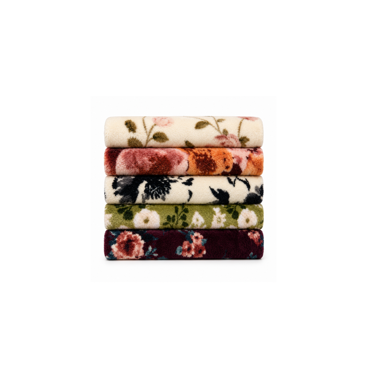 Manta Outlet Estampada Floral  1,80x2,00cm  Sortido