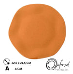 Conjunto de 6 Pratos Fundos 22,5cm Ryo Papaya - Oxford