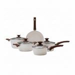 Conjunto De Panelas Fundo Triplo Inducao Ceramica 5 Pcs Mimo