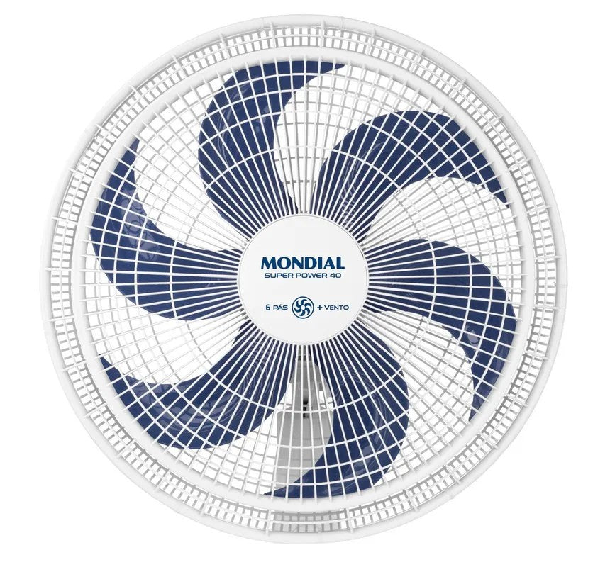 Ventilador de Mesa Mondial Branco 6 pás VSP-40-B
